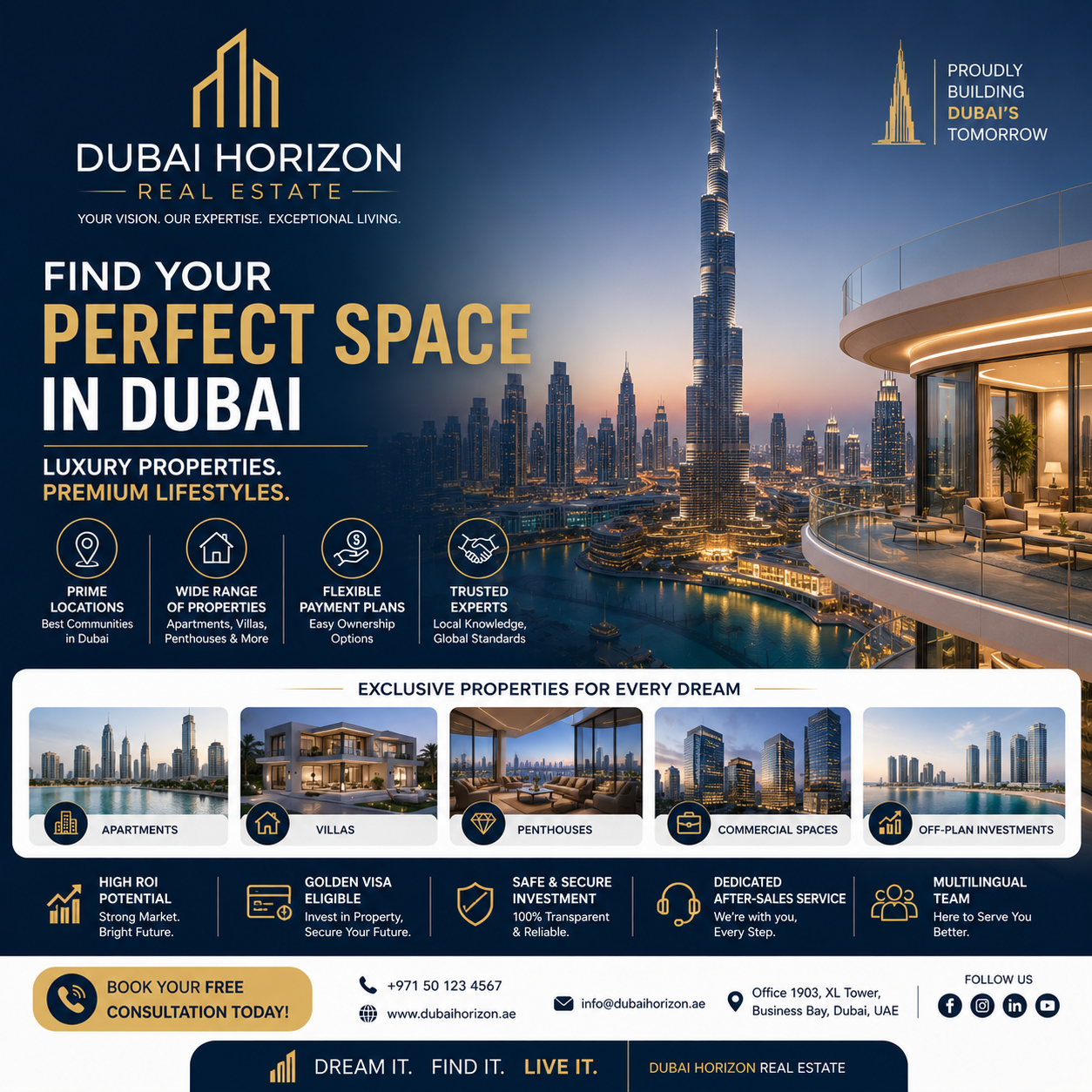 Dubai Real Estate poster